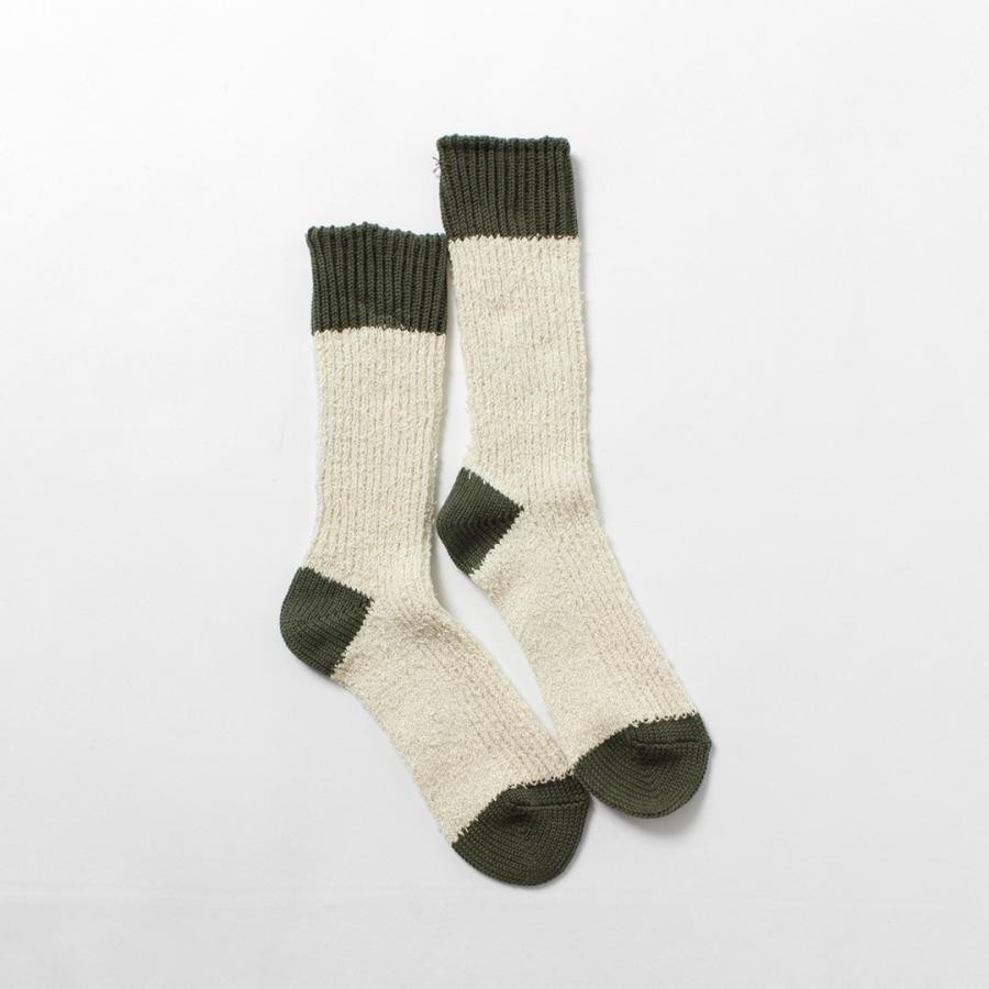 DECKA QUALITY SOCKS（デカ） テクスチャード マルチカラーコットン ソックス / 靴下 メンズ SHOWATABE | decka Quality socks | 06
