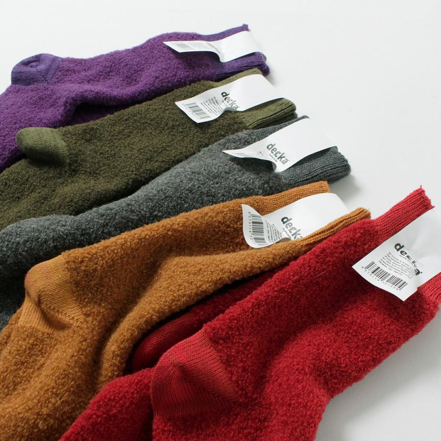 DECKA QUALITY SOCKS（デカ） ベビーアルパカ＆メリノウール ソックス / 靴下 メンズ SHOWATABE | decka Quality socks | 08