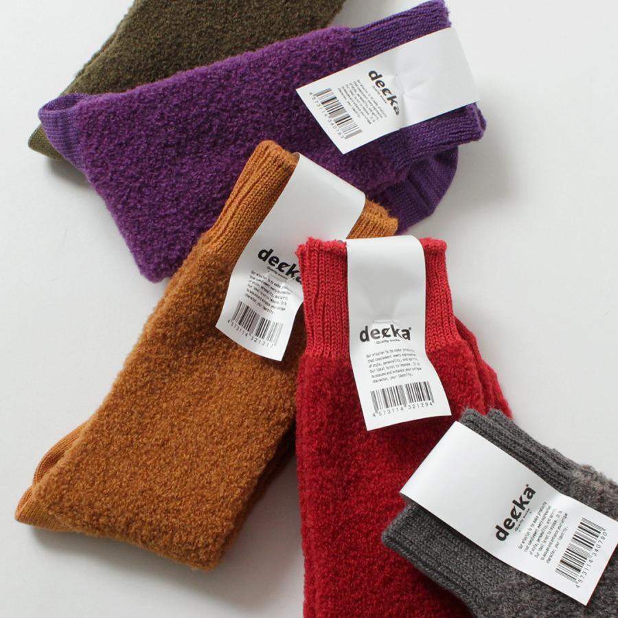 DECKA QUALITY SOCKS（デカ） ベビーアルパカ＆メリノウール ソックス / 靴下 メンズ SHOWATABE | decka Quality socks | 10