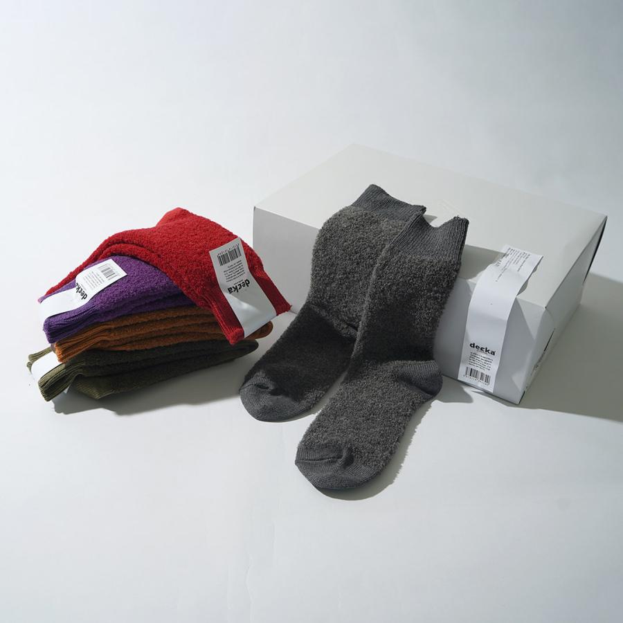 DECKA QUALITY SOCKS（デカ） ベビーアルパカ＆メリノウール ソックス / 靴下 メンズ SHOWATABE | decka Quality socks | 12