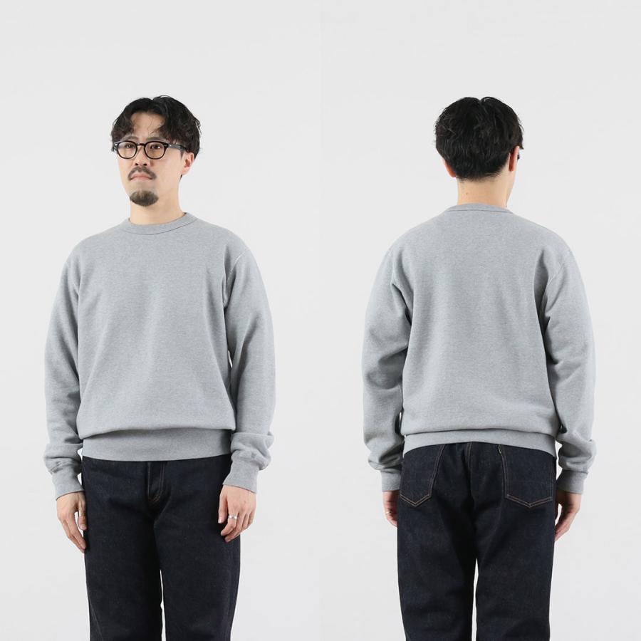 BARNS（バーンズ） 小寸 フレンチテリー クルースウェット / 無地 長袖 メンズ 裏毛 | BARNS OUTFITTERS | 13