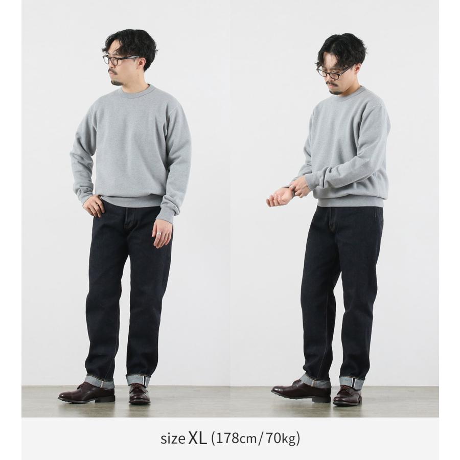 BARNS（バーンズ） 小寸 フレンチテリー クルースウェット / 無地 長袖 メンズ 裏毛 | BARNS OUTFITTERS | 05