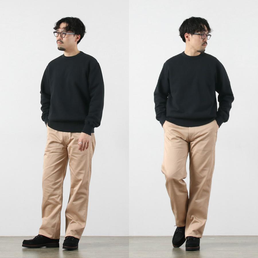 BARNS（バーンズ） 小寸 フレンチテリー クルースウェット / 無地 長袖 メンズ 裏毛 | BARNS OUTFITTERS | 06