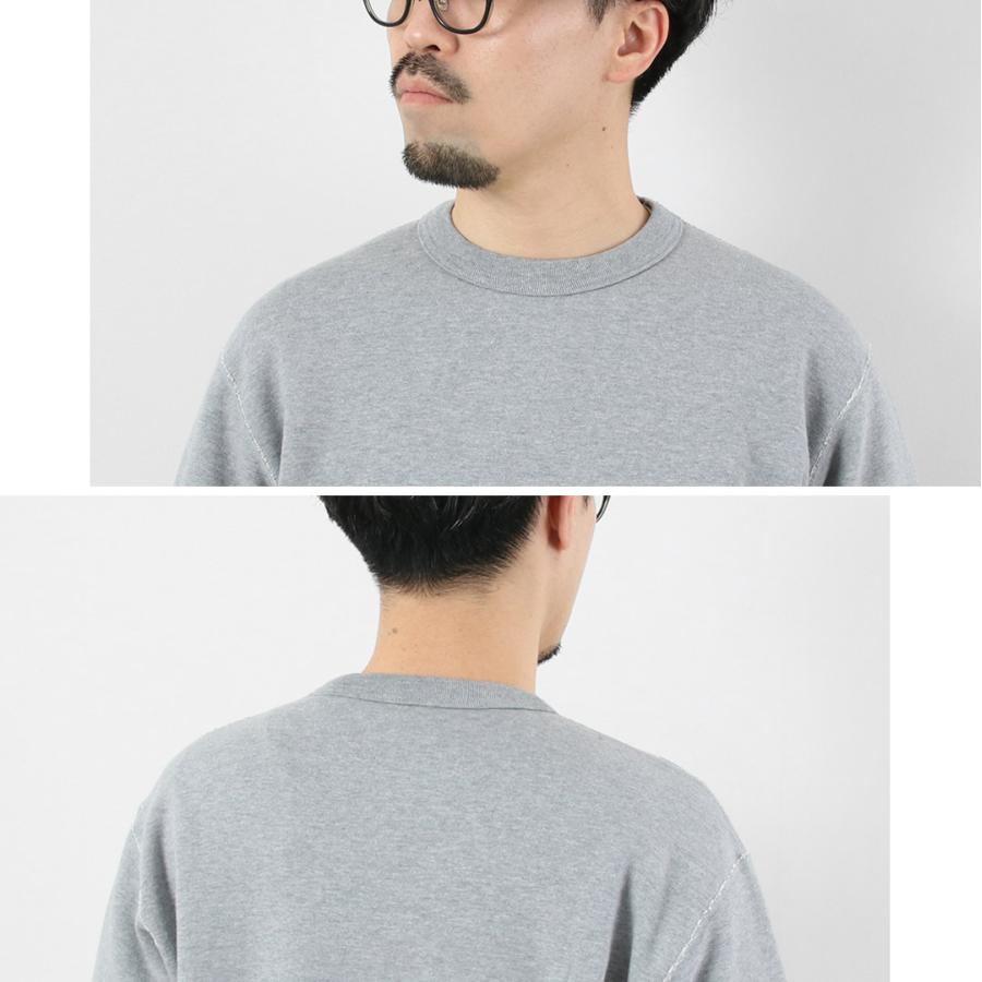 BARNS（バーンズ） 小寸 フレンチテリー クルースウェット / 無地 長袖 メンズ 裏毛 | BARNS OUTFITTERS | 09