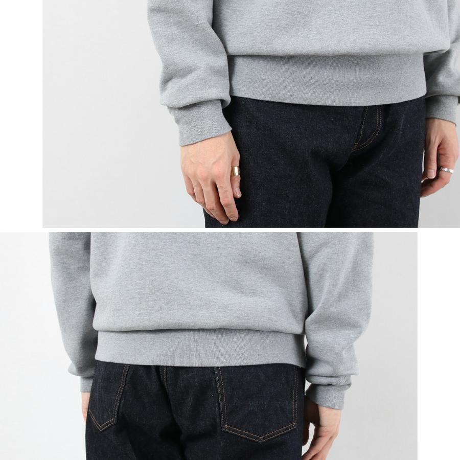 BARNS（バーンズ） 小寸 フレンチテリー クルースウェット / 無地 長袖 メンズ 裏毛 | BARNS OUTFITTERS | 11