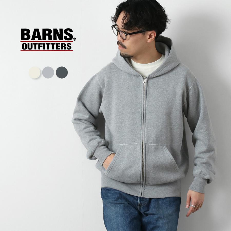 BARNS（バーンズ） 小寸 ジップパーカー / メンズ 長袖 裏起毛 COZUN ZIP PARKA | BARNS OUTFITTERS