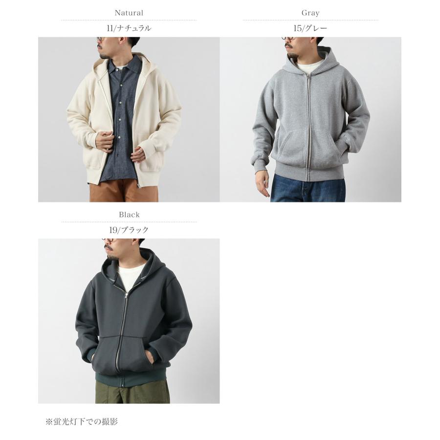 BARNS（バーンズ） 小寸 ジップパーカー / メンズ 長袖 裏起毛 COZUN ZIP PARKA | BARNS OUTFITTERS | 04
