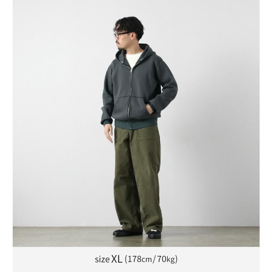 BARNS（バーンズ） 小寸 ジップパーカー / メンズ 長袖 裏起毛 COZUN ZIP PARKA | BARNS OUTFITTERS | 06