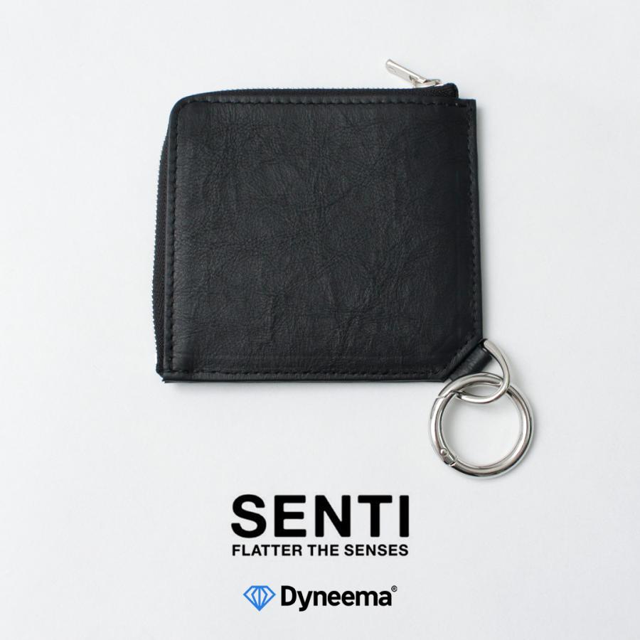 SENTI（センティ） ダイニーマレザー Lジップ ウォレット / メンズ 財布 レザー ファスナー コンパクト | SENTI