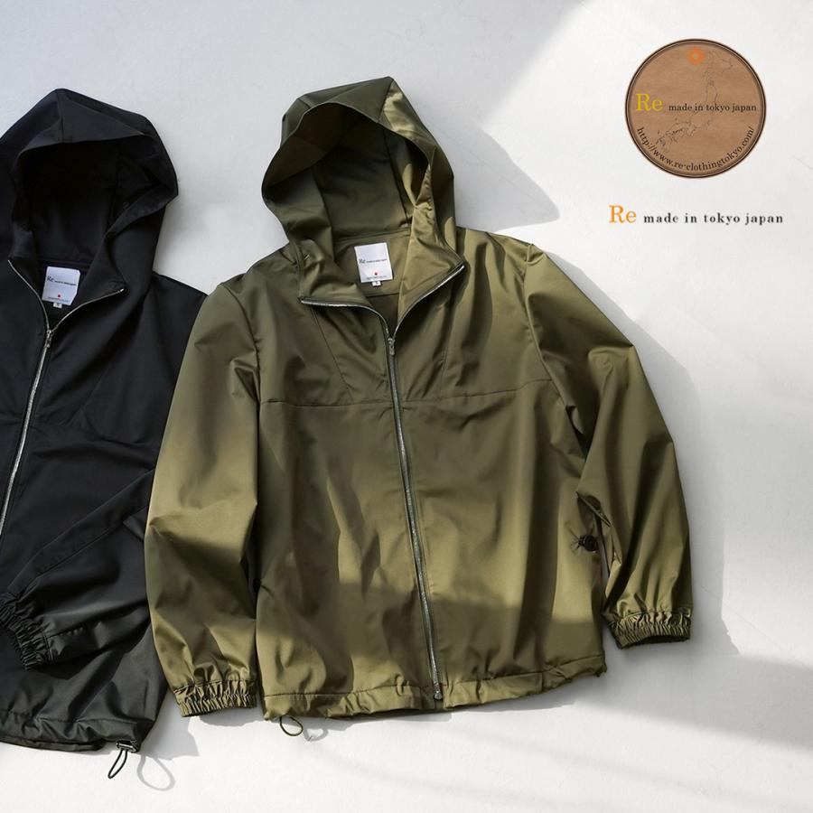 RE MADE IN TOKYO JAPAN（アールイー） リモンタファブリック アノラックパーカー / メンズ ウインドブレーカー ブルゾン | Re made in tokyo japan | 06