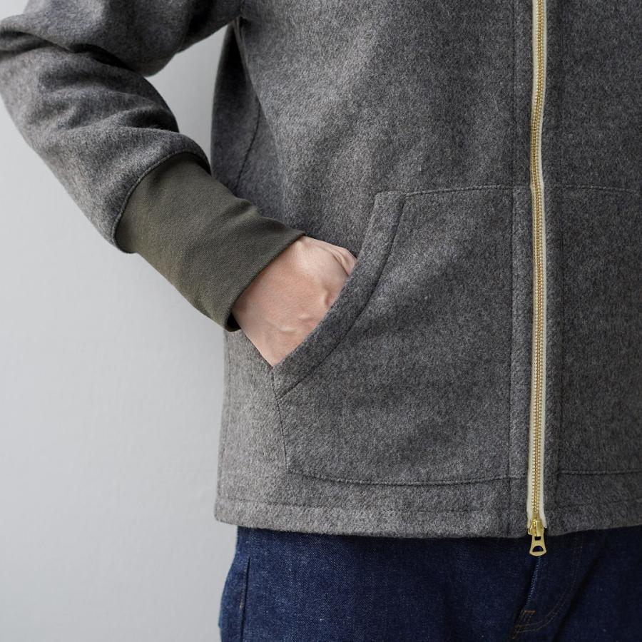 RE MADE IN TOKYO JAPAN（アールイーメイドイントウキョウジャパン） ウールメルトン ジップブルゾン / メンズ ジャケット | Re made in tokyo japan | 13