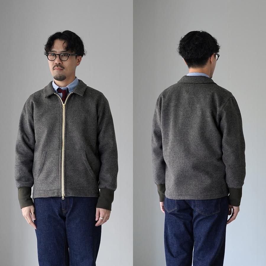 RE MADE IN TOKYO JAPAN（アールイーメイドイントウキョウジャパン） ウールメルトン ジップブルゾン / メンズ ジャケット | Re made in tokyo japan | 14