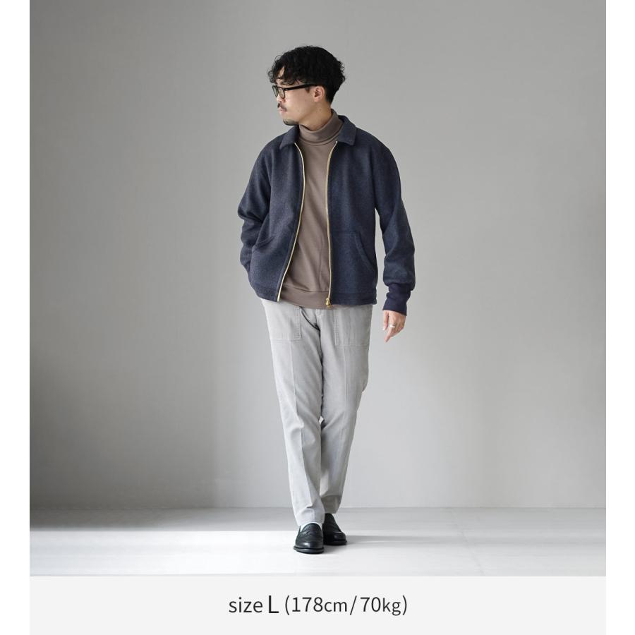 RE MADE IN TOKYO JAPAN（アールイーメイドイントウキョウジャパン） ウールメルトン ジップブルゾン / メンズ ジャケット | Re made in tokyo japan | 05