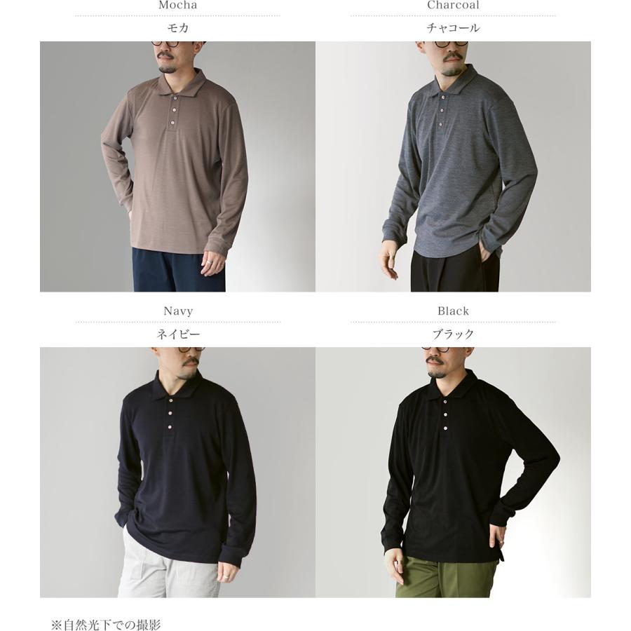 RE MADE IN TOKYO JAPAN（アールイー） ドレスウールニット プルオーバーシャツ ポロシャツ / メンズ 日本製 | Re made in tokyo japan | 05