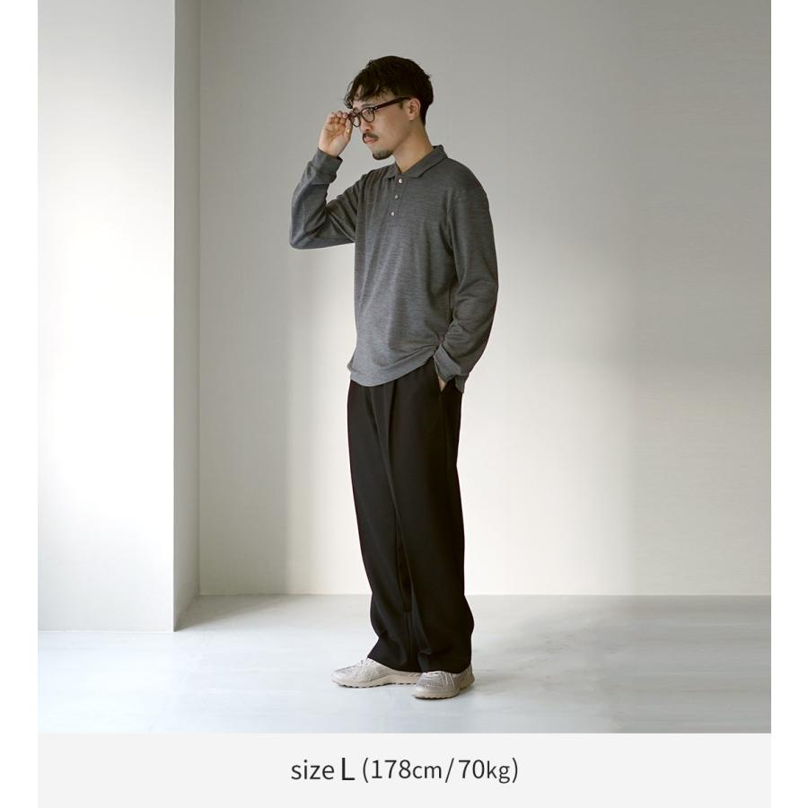 RE MADE IN TOKYO JAPAN（アールイー） ドレスウールニット プルオーバーシャツ ポロシャツ / メンズ 日本製 | Re made in tokyo japan | 07