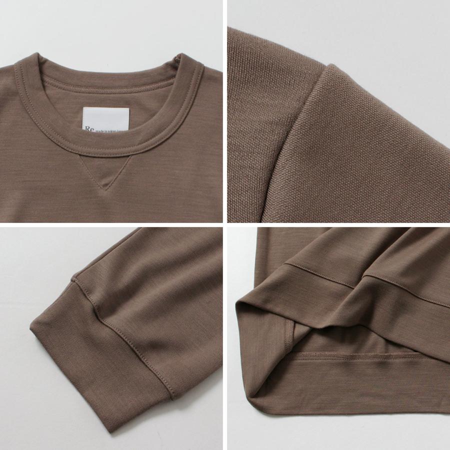 RE MADE IN TOKYO JAPAN（アールイー） ドレスウールニット クルー リラックスフィット / メンズ トップス 長袖 日本製 | Re made in tokyo japan | 18