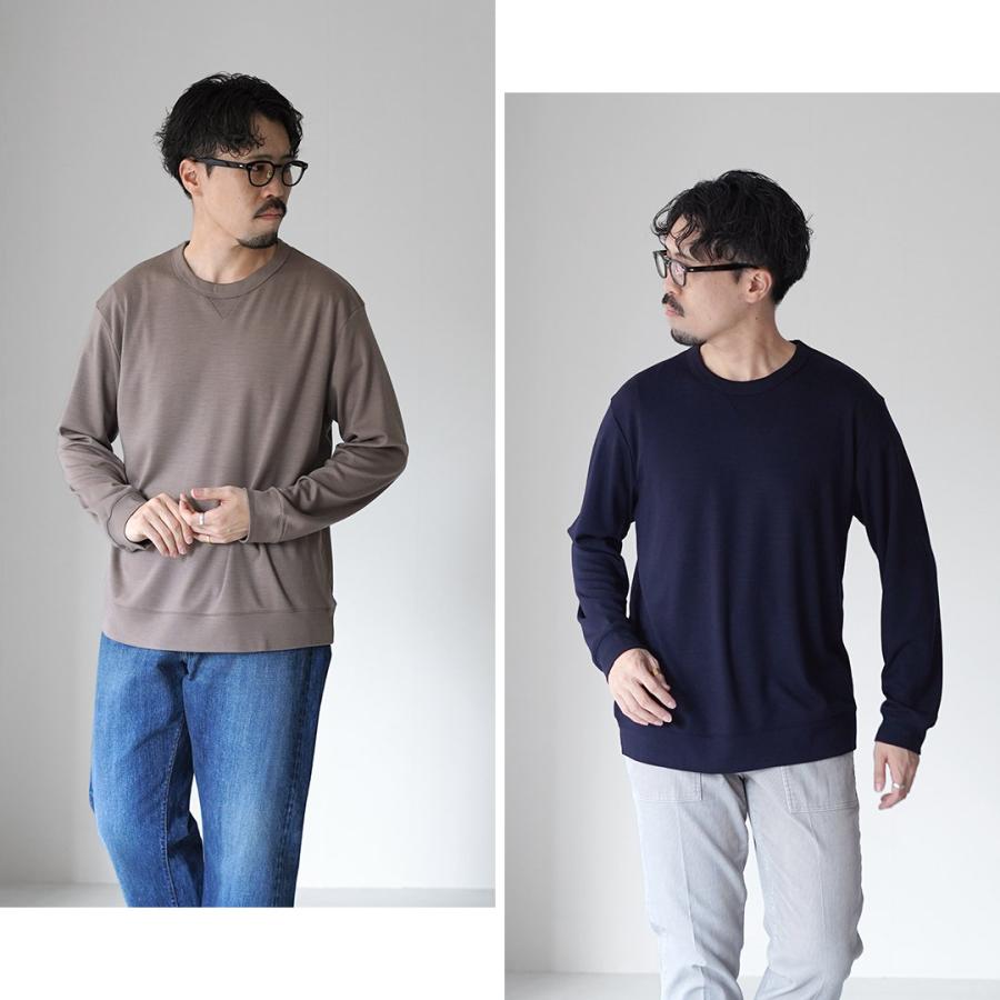 RE MADE IN TOKYO JAPAN（アールイー） ドレスウールニット クルー リラックスフィット / メンズ トップス 長袖 日本製 | Re made in tokyo japan | 10