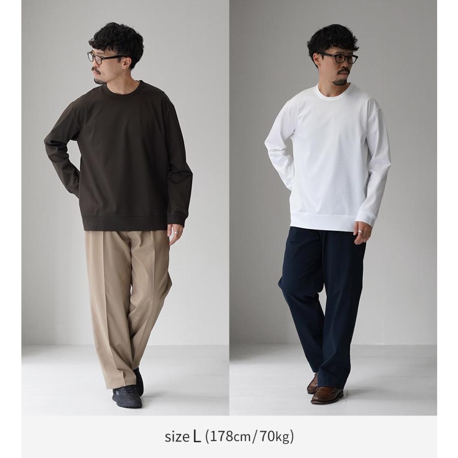 RE MADE IN TOKYO JAPAN（アールイー） 東京メイド ワイドドレスTシャツ ロングスリーブ / メンズ Tシャツ 長袖 無地 | Re made in tokyo japan | 07