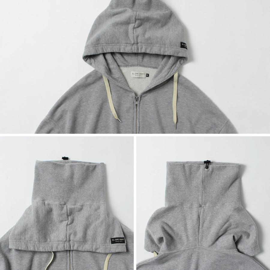 ILL ONE EIGHTY（イルワンエイティー） 2WAY ジップパーカー / メンズ 日本製 ダブルジップ 変形 2-WAY ZIP PARKA | ILL ONE EIGHTY | 14