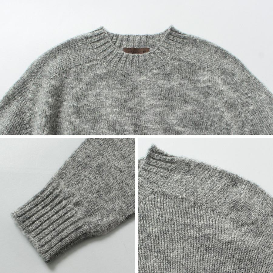 RINASCENTE（リナシェンテ） シェットランドウール シームレス クルーネックニット / メンズ 長袖 ニット 日本製 | Rinascente | 16