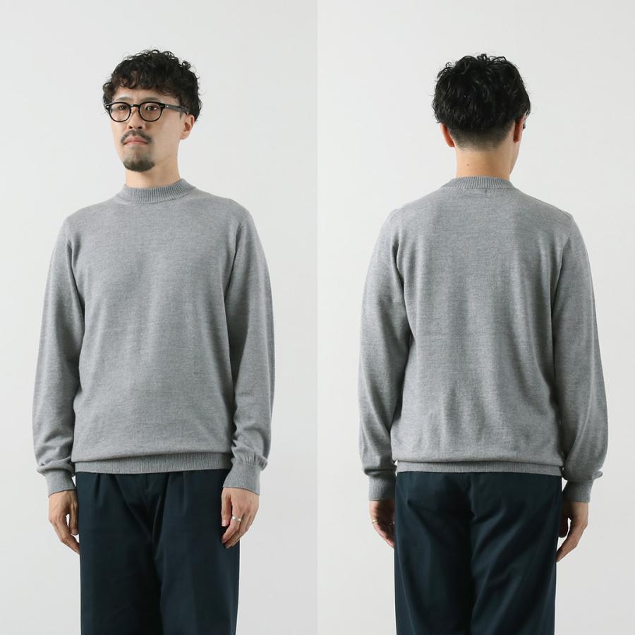 RINASCENTE（リナシェンテ） 12G イタリアンキャッシュウール モックネックニット / セーター 長袖 日本製 | Rinascente | 20