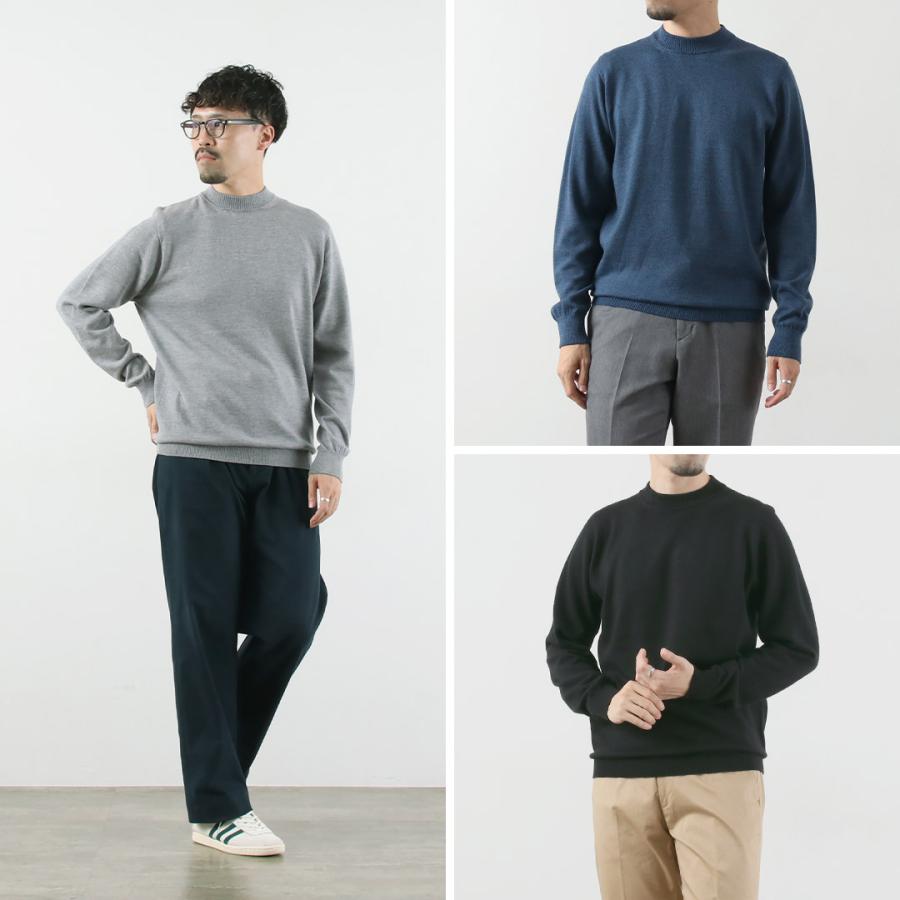 RINASCENTE（リナシェンテ） 12G イタリアンキャッシュウール モックネックニット / セーター 長袖 日本製 | Rinascente | 21