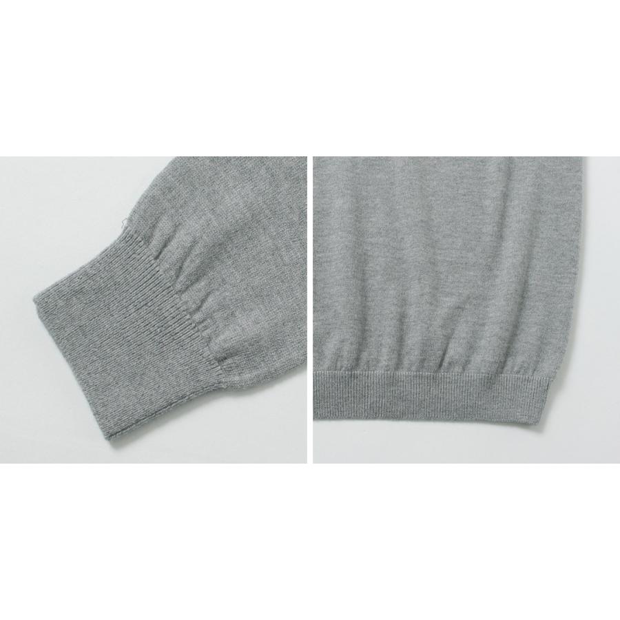 RINASCENTE（リナシェンテ） 12G イタリアンキャッシュウール モックネックニット / セーター 長袖 日本製 | Rinascente | 23