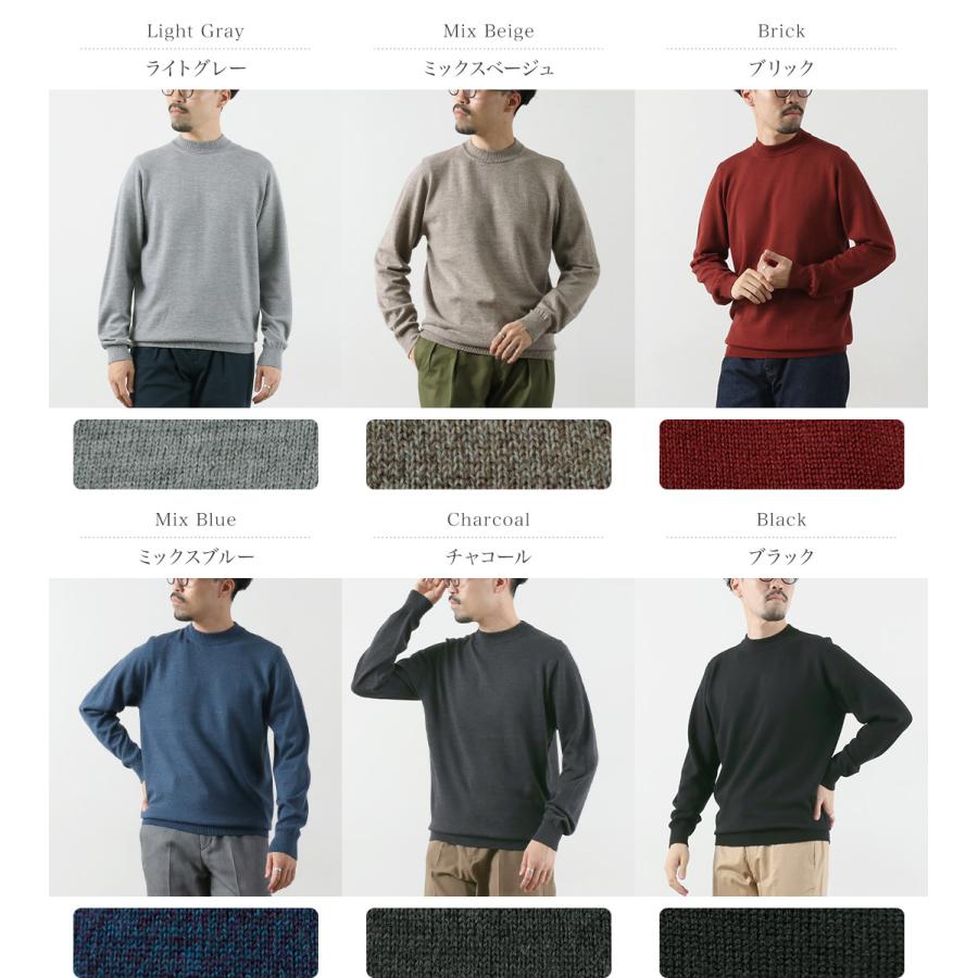 RINASCENTE（リナシェンテ） 12G イタリアンキャッシュウール モックネックニット / セーター 長袖 日本製 | Rinascente | 07