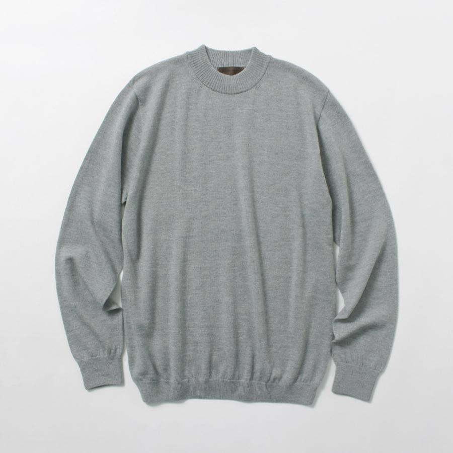 RINASCENTE（リナシェンテ） 12G イタリアンキャッシュウール モックネックニット / セーター 長袖 日本製 | Rinascente | 08