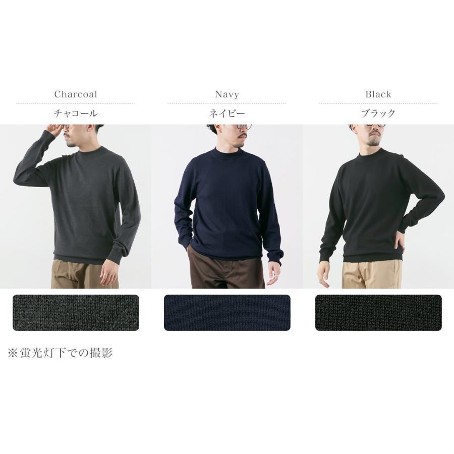Rinascente（リナシェンテ） 12G シームレス モックネックニット