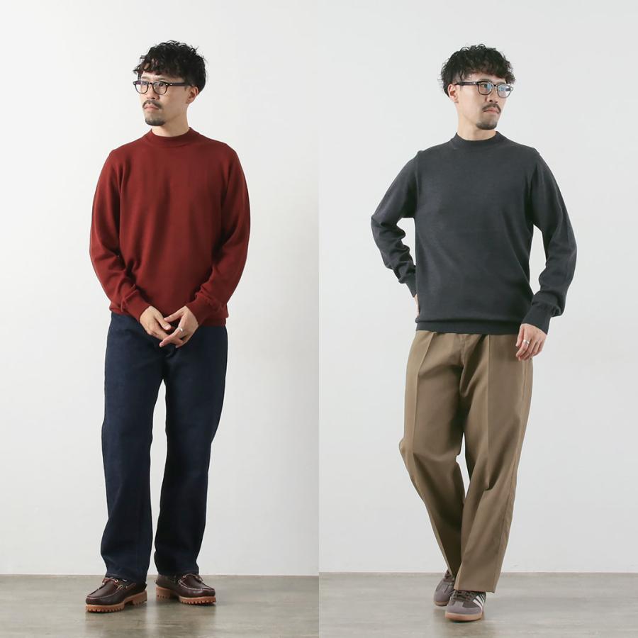 RINASCENTE（リナシェンテ） 12G イタリアンキャッシュウール モックネックニット / セーター 長袖 日本製 | Rinascente | 10