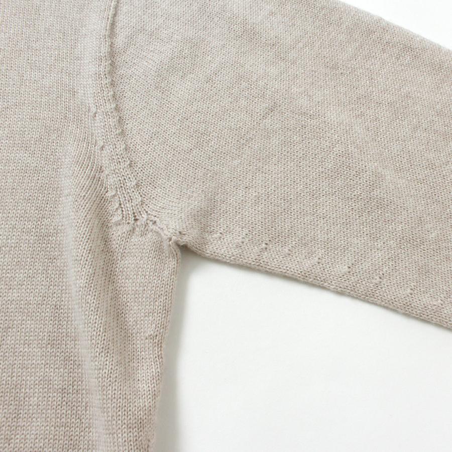 RINASCENTE（リナシェンテ） 7G イタリアンキャッシュウール モックネックニット / セーター 長袖 日本製 沼ネック | Rinascente | 16