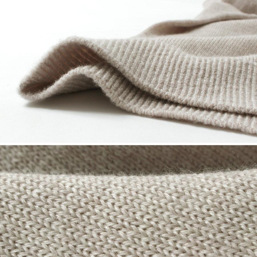 RINASCENTE（リナシェンテ） 7G イタリアンキャッシュウール モックネックニット / セーター 長袖 日本製 沼ネック | Rinascente | 11