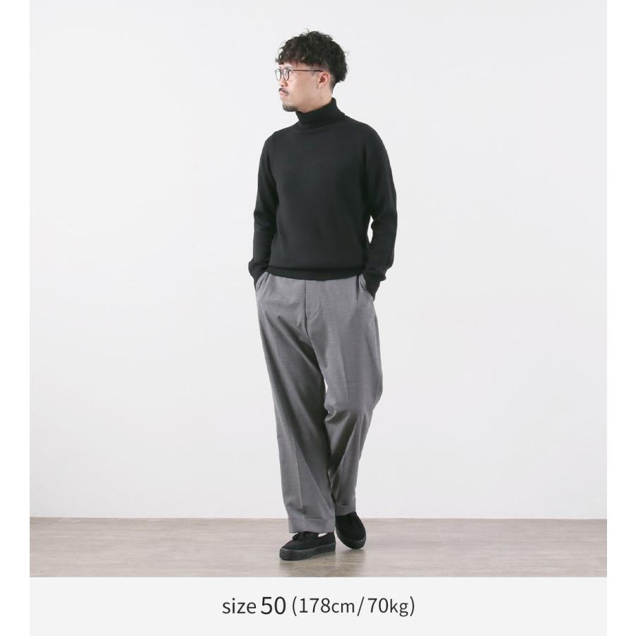 RINASCENTE（リナシェンテ） 7G シームレス タートルネックニット イタリアンキャッシュウール 日本製 / メンズ セーター 長袖 | Rinascente | 09