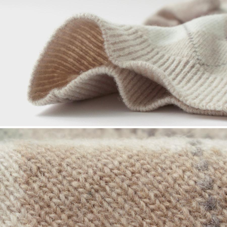 RINASCENTE（リナシェンテ） マルチカラー アーガイルニット / セーター 長袖 柄 クルーネック Multicolor Argyle Sweater | Rinascente | 07