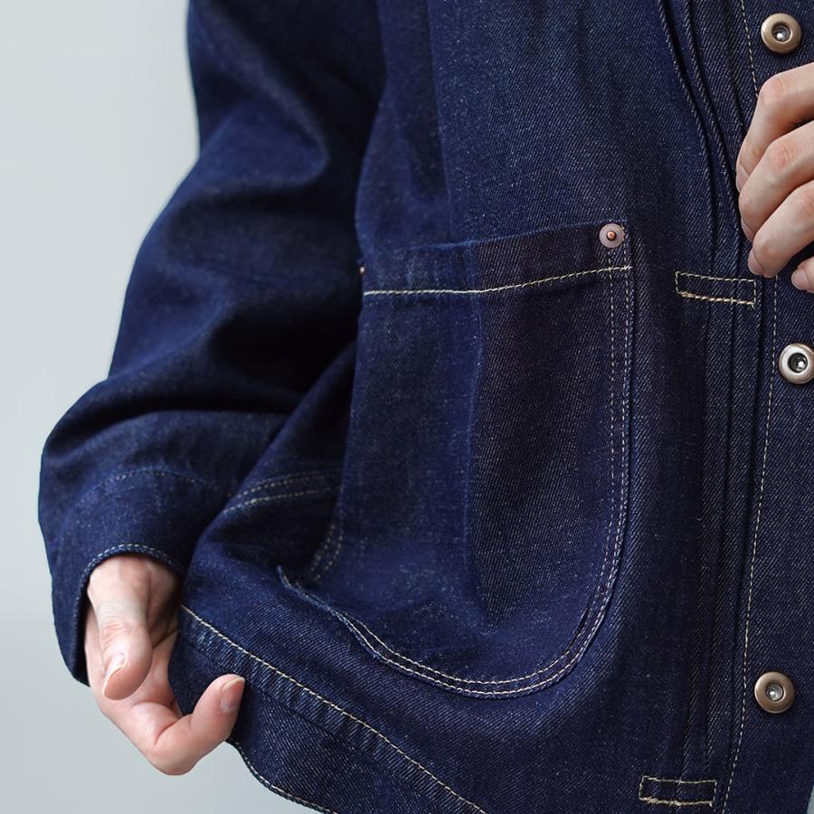 GOHEMP（ゴーヘンプ） 9oz 3タック Gジャン / デニムジャケット メンズ アウター ワンウォッシュ | GOHEMP | 06