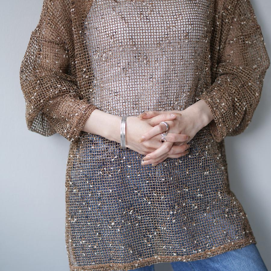 TMW（トラディショナルモダンワークス） スターリングシルバー チェーン バングル / カフブレスレット オープン シルバー925 | ROCOCO | 05