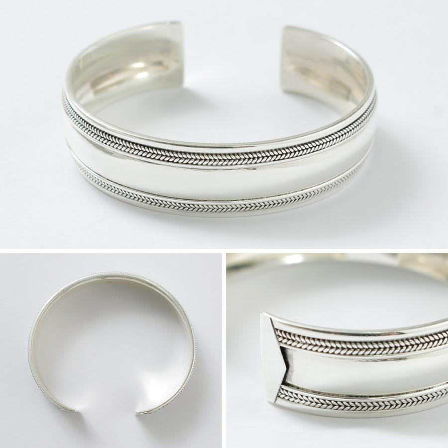TMW（トラディショナルモダンワークス） スターリングシルバー バングル ナロー / カフブレスレット オープン シルバー925 | ROCOCO | 12