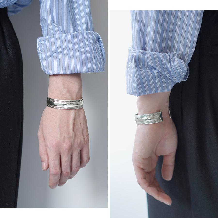 TMW（トラディショナルモダンワークス） スターリングシルバー バングル ナロー / カフブレスレット オープン シルバー925 | ROCOCO | 04