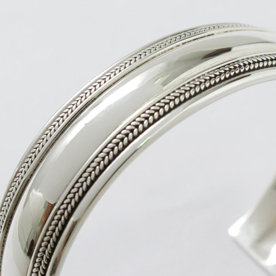 TMW（トラディショナルモダンワークス） スターリングシルバー バングル ナロー / カフブレスレット オープン シルバー925 | ROCOCO | 09