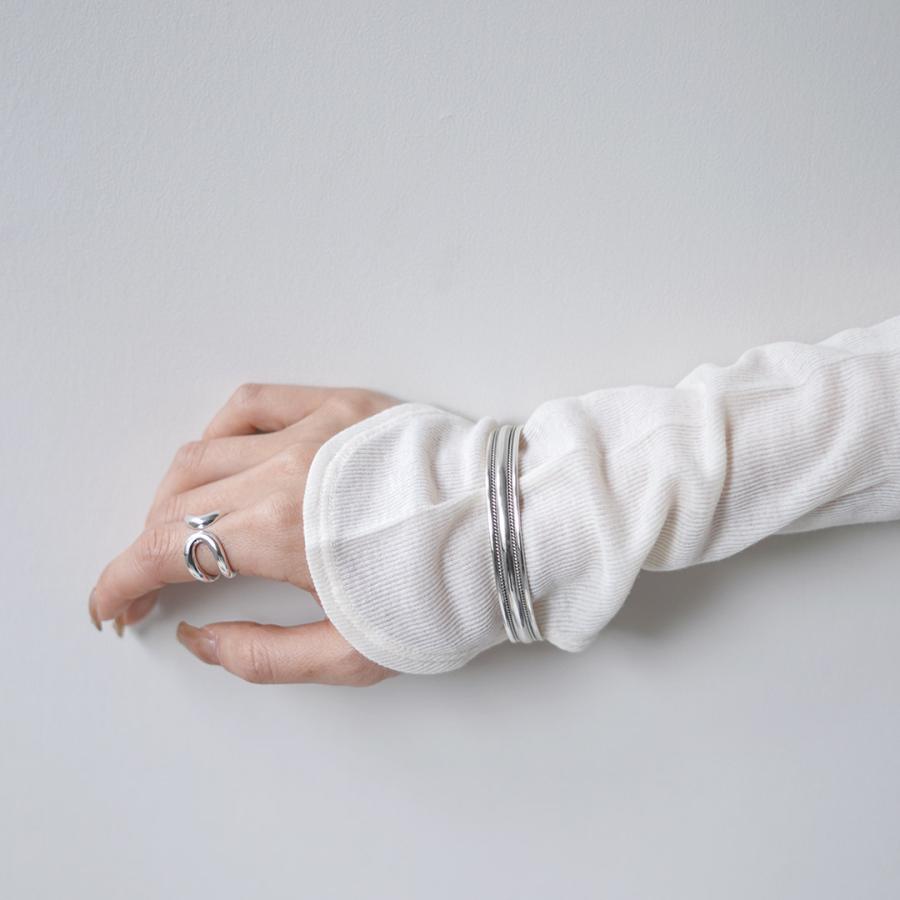 TMW（トラディショナルモダンワークス） スターリングシルバー バングル ワイド / カフブレスレット オープン シルバー925 | ROCOCO | 11