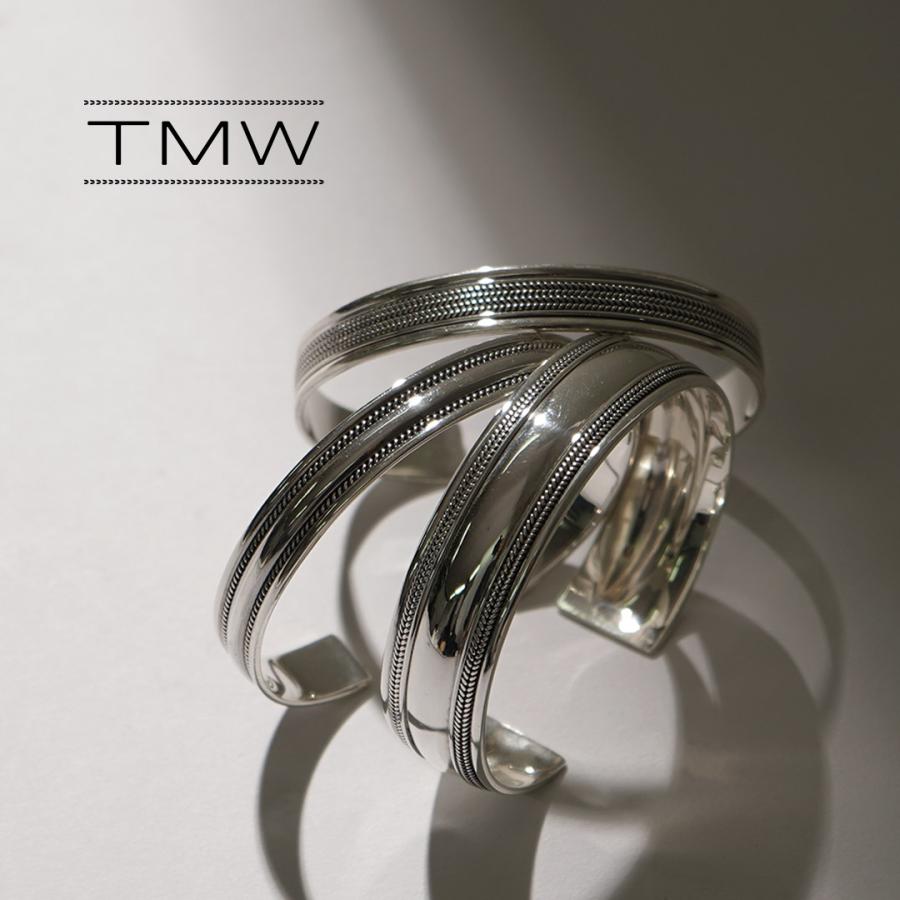 TMW（トラディショナルモダンワークス） スターリングシルバー バングル ワイド / カフブレスレット オープン シルバー925 | ROCOCO | 03
