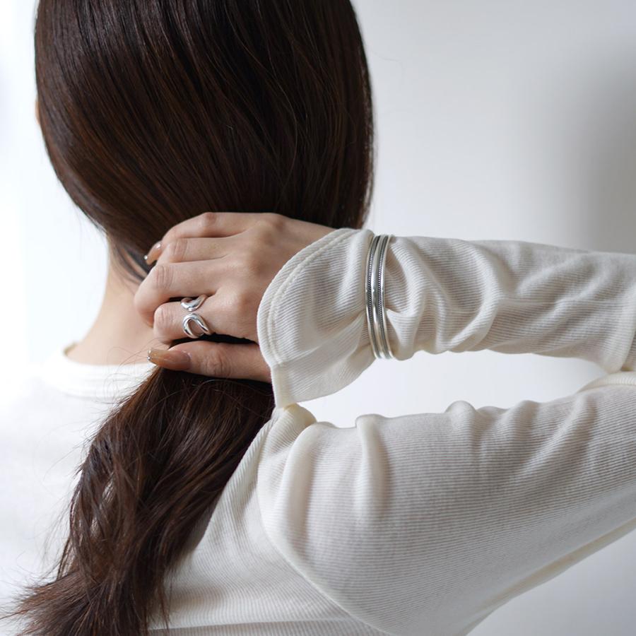 TMW（トラディショナルモダンワークス） スターリングシルバー バングル ワイド / カフブレスレット オープン シルバー925 | ROCOCO | 07