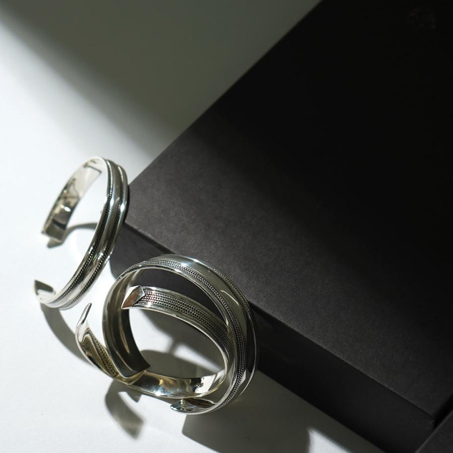 TMW（トラディショナルモダンワークス） スターリングシルバー バングル ワイド / カフブレスレット オープン シルバー925 | ROCOCO | 08