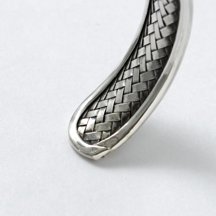 TMW（トラディショナルモダンワークス） スターリングシルバーバングル 編み込み / メンズ シルバー925 ブレスレット | ROCOCO | 05