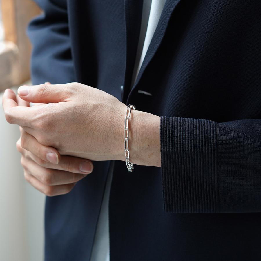 TMW（トラディショナルモダンワークス） スターリングシルバー ケーブルチェーンブレスレット / メンズ シルバー925 19cm 20cm | ROCOCO | 10