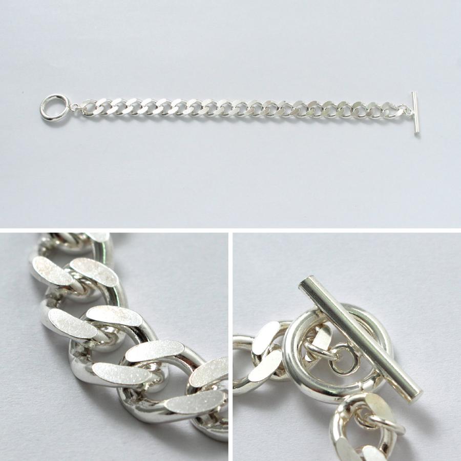TMW（トラディショナルモダンワークス） スターリングシルバー カーブチェーンブレスレット 喜平チェーン / メンズ シルバー925 | ROCOCO | 11