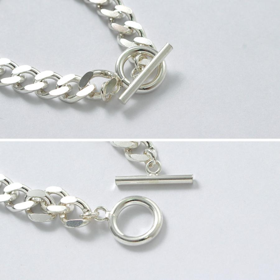 TMW（トラディショナルモダンワークス） スターリングシルバー カーブチェーンブレスレット 喜平チェーン / メンズ シルバー925 | ROCOCO | 09