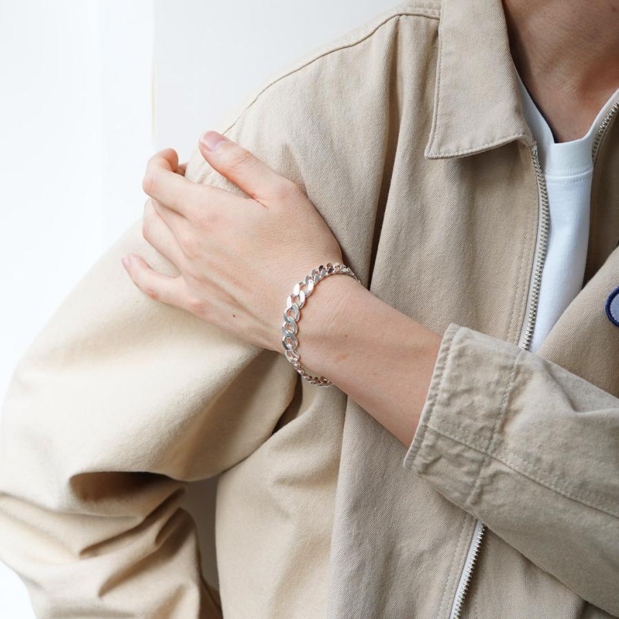 TMW（トラディショナルモダンワークス） スターリングシルバー ケーブルチェーンブレスレット 喜平チェーンMix / メンズ | ROCOCO | 06