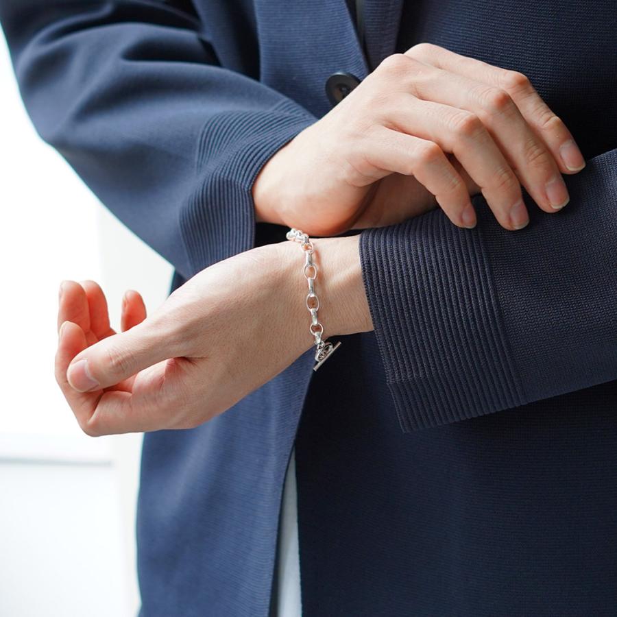 TMW（トラディショナルモダンワークス） スターリングシルバー ケーブルチェーンブレスレット / メンズ シルバー925 19cm 20cm | ROCOCO | 03